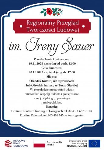Regionalny Przegląd Twórczości Ludowej im. Ireny Sauer.