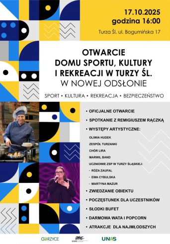 Otwarcie Domu Sportu, Kultury i Rekreacji w Turzy Śląskiej