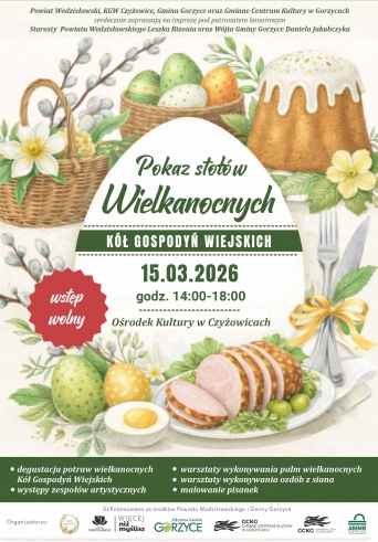 Pokaz Stołów Wielkanocnych Kół Gospodyń Wiejskich