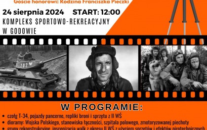 Pierwsza odsłona Plenerów Filmowych z Franciszkiem Pieczką. Tematem przewodnim będzie serial "Czterej Pancerni i Pies".